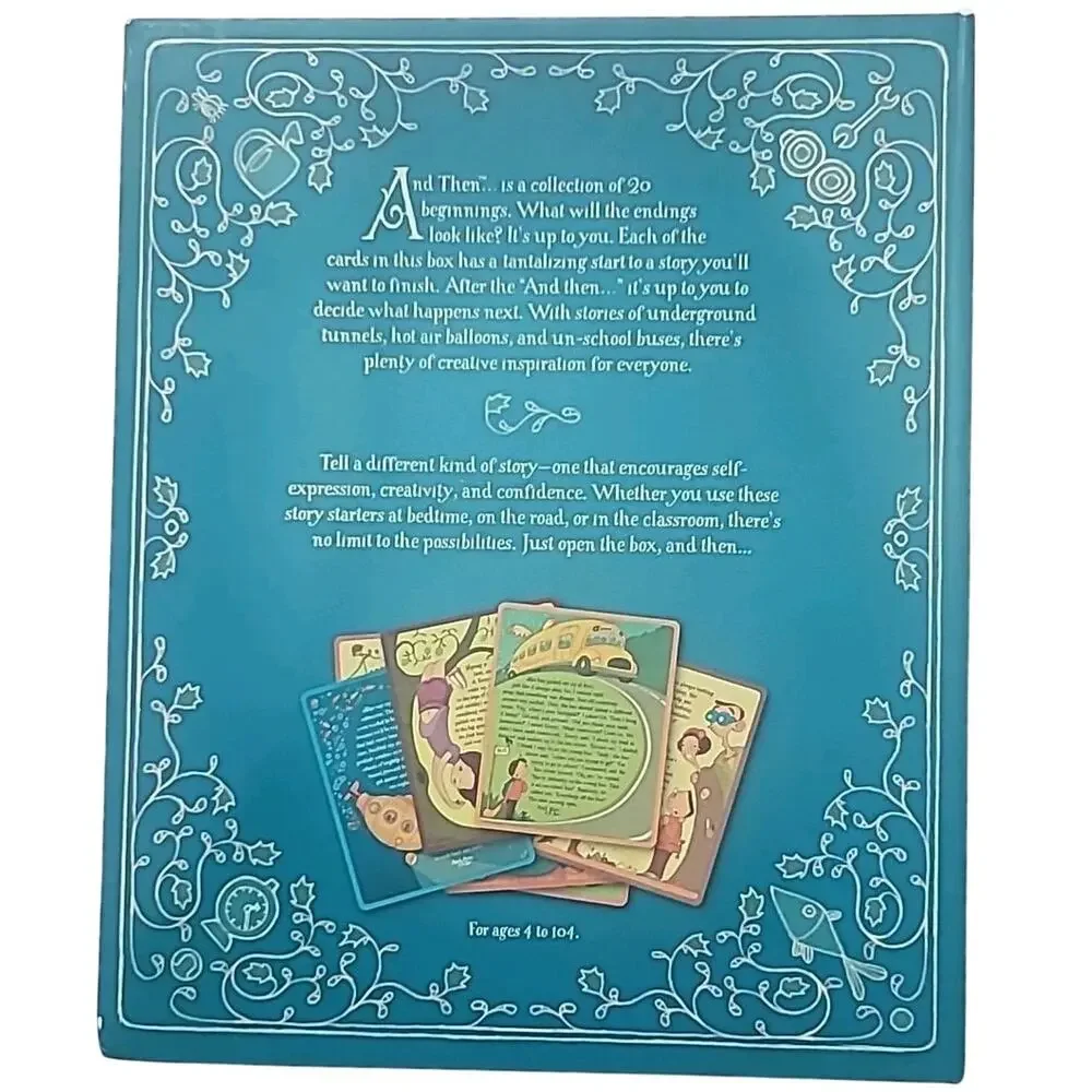 And Then Story Starters Vol 1 M.H. Clark Hardcover Card Deck Book